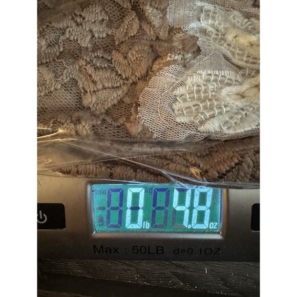 Buckle Sheer Lace Top Womens XS Y2K‎ 90s Embroidered Floral Lace 3/4 Sleeve Boho - Picture 9 of 9